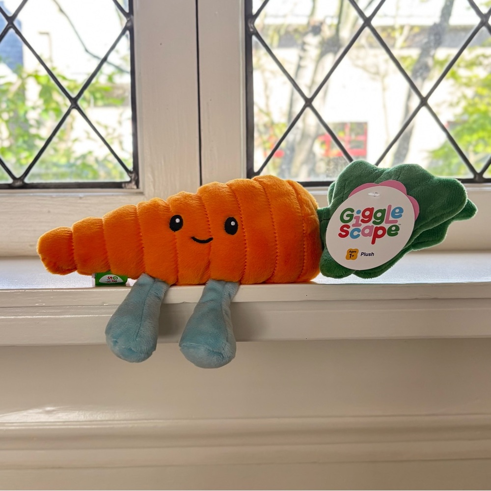 Gigglescape Carrot Plush 3.5” Stuffy Cute Kawaii Stuffed Animal - Picture 5 of 10
